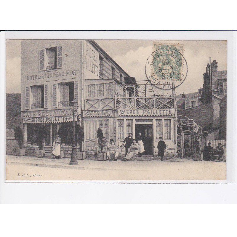 LE HAVRE: hôtel du nouveau port, café retaurant - très bon état