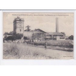 TREMBLAY-les-GONESSE: sucrerie distillerie, vue d'ensemble avec le réfrigérant en activité - très bon état