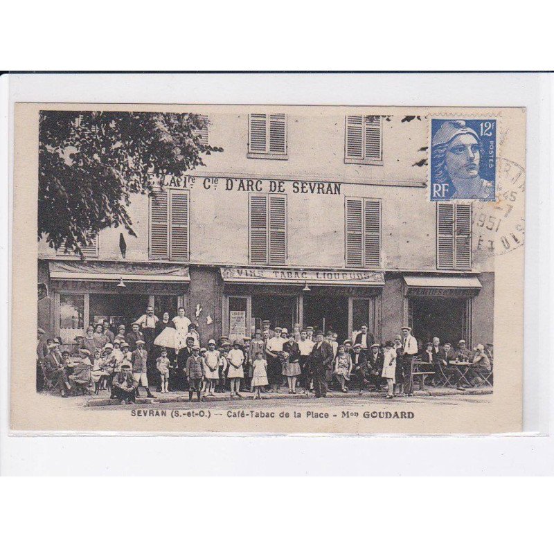 SEVRAN: café-tabac de la place, maison goudard - très bon état