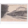 COULOMMIERS: la gare, vue intérieure, train - très bon état