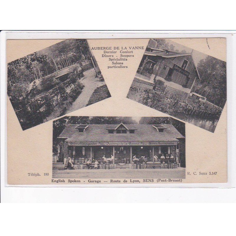 SENS: auberge de la vanne - très bon état
