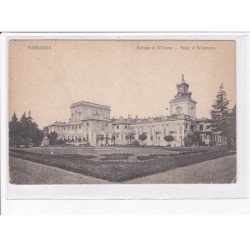 POLOGNE: WARSZAWA: VARSOVIE: schloss in wilanow, palac w wilanowie ( chateau ) - très bon état
