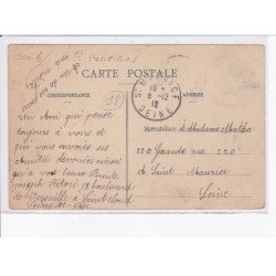 VIERZON: école nationle professionnelle, mise en batterie de la pompe à incendie, pompiers - très bon état