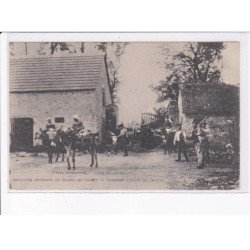 SEINE MARITIME: coup de ferme, servantes rentrant de traire les vaches, ouvriers venant du travail - très bon état