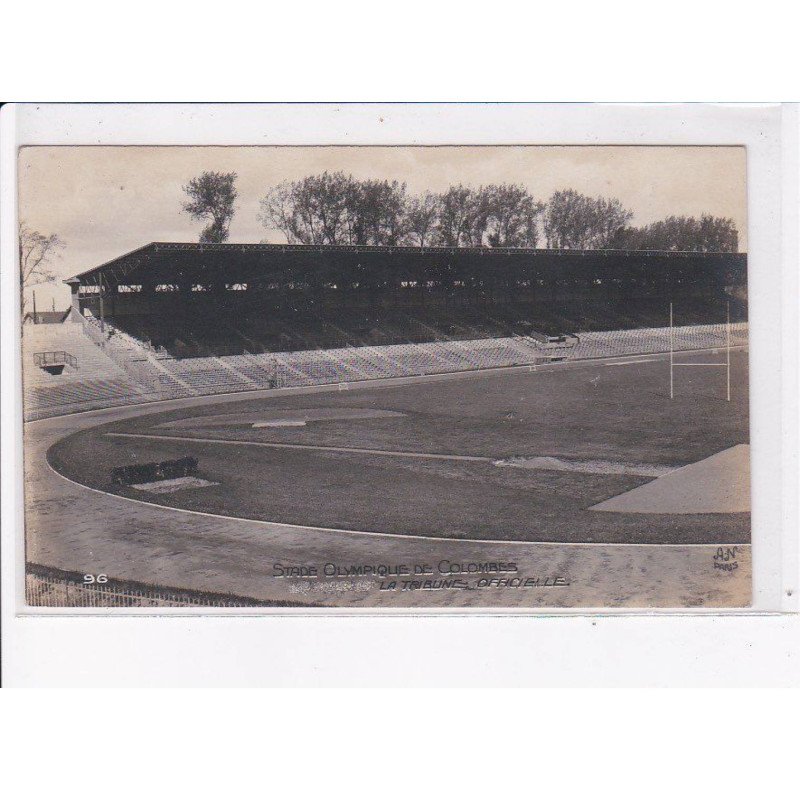 RUGBY: stade olympique de colombes, la tribune officielle - très bon état