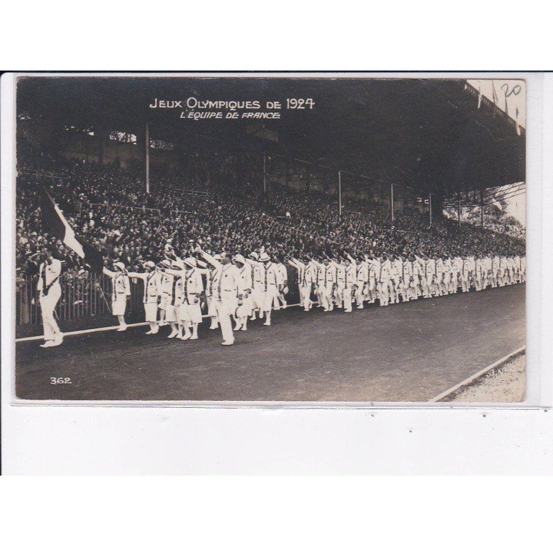 RUGBY: jeux olympiques de 1924, l'équipe de france - très bon état