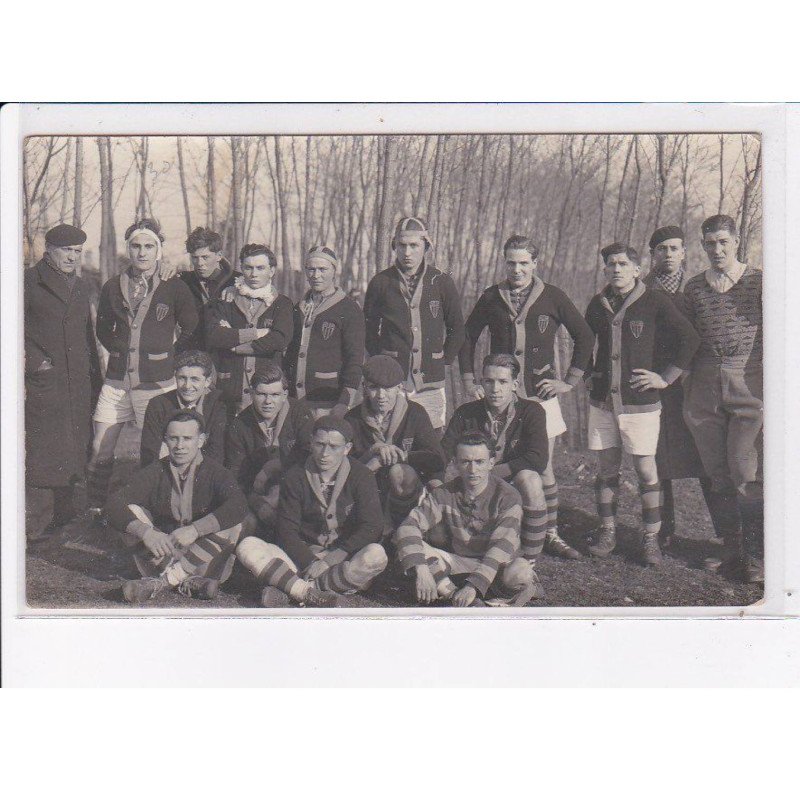 RUGBY: équipe, ASSM sur écusson - très bon état