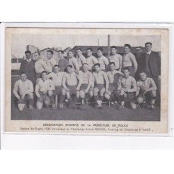 RUGBY: association sportive de la préfecture de police, 1938 - très bon état