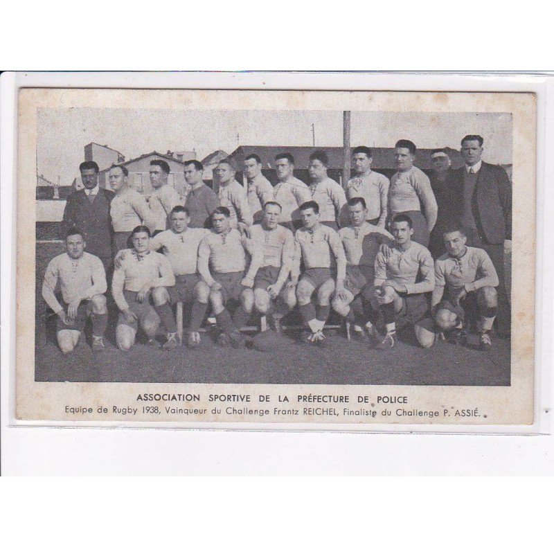 RUGBY: association sportive de la préfecture de police, 1938 - très bon état