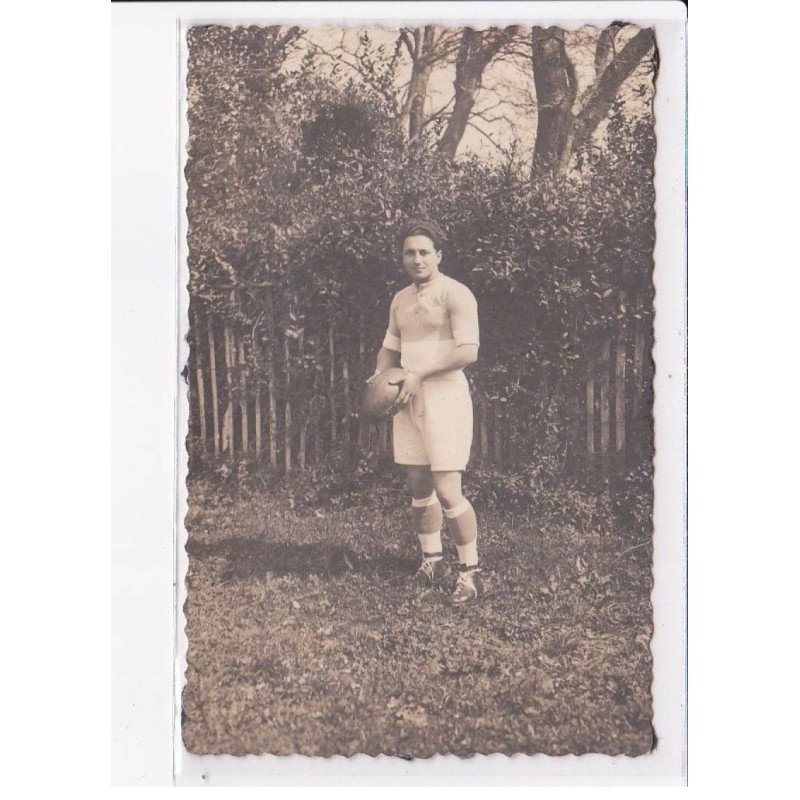 RUGBY: bayonne(?), joueur - très bon état