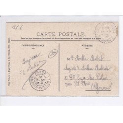 GOUSSAINVILLE: la rue du bassin, prise de la rivière - très bon état