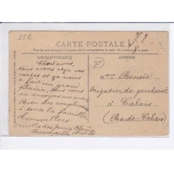 FRANCONVILLE: la place de la mairie, le marché - très bon état