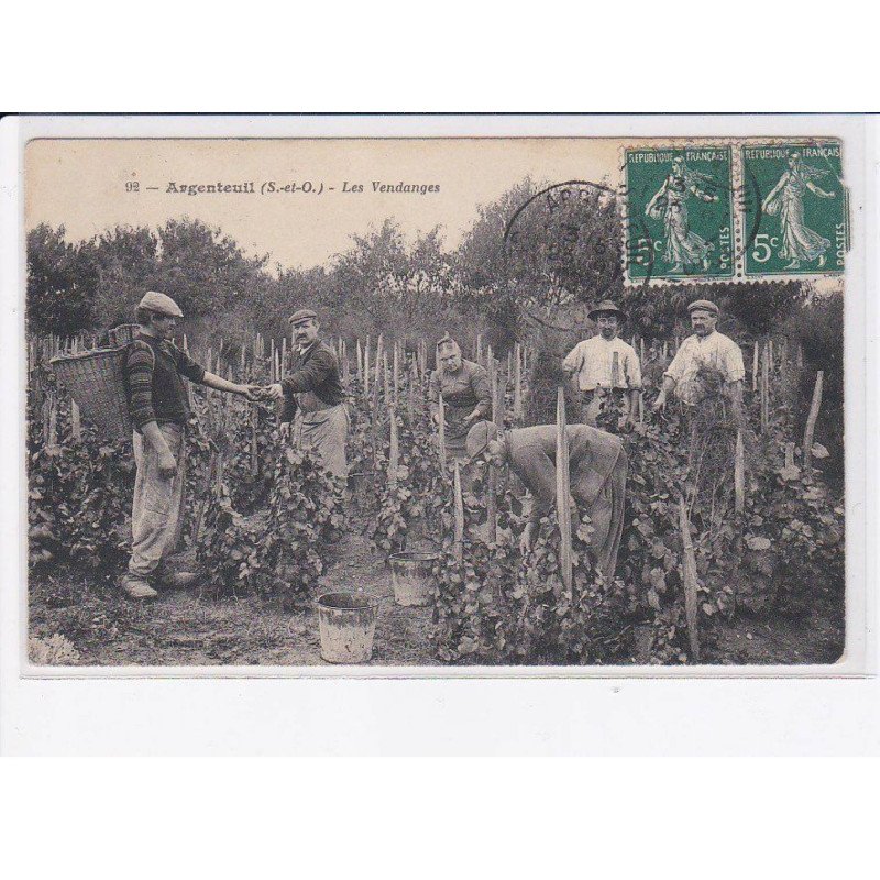 ARGENTEUIL: les vendanges - état