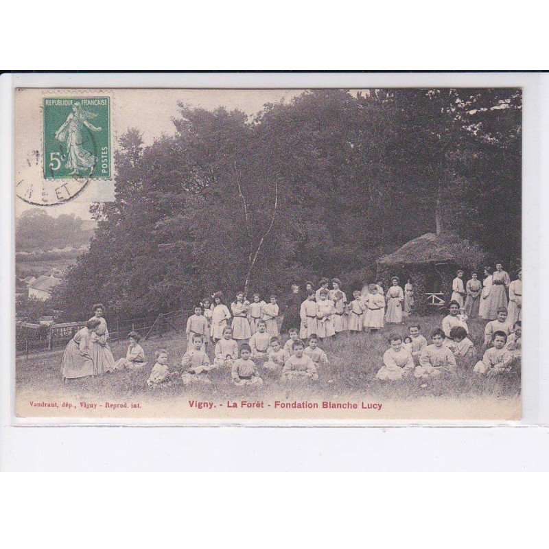 VIGNY: la forêt, fondation blanche lucy - très bon état