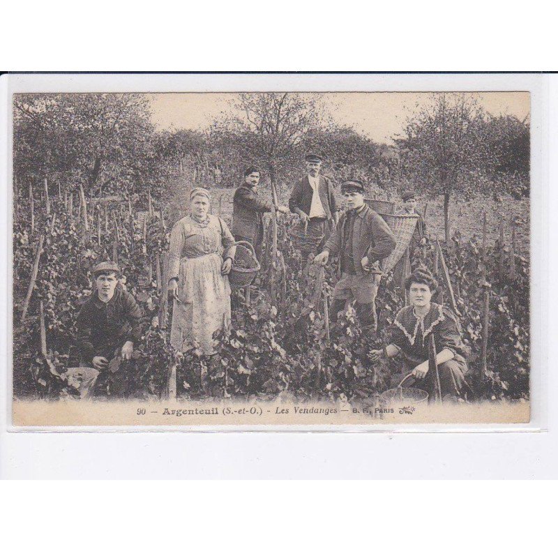 ARGENTEUIL: les vendanges - très bon état