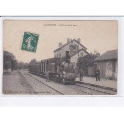 LUZARCHES: intérieur de la gare - état