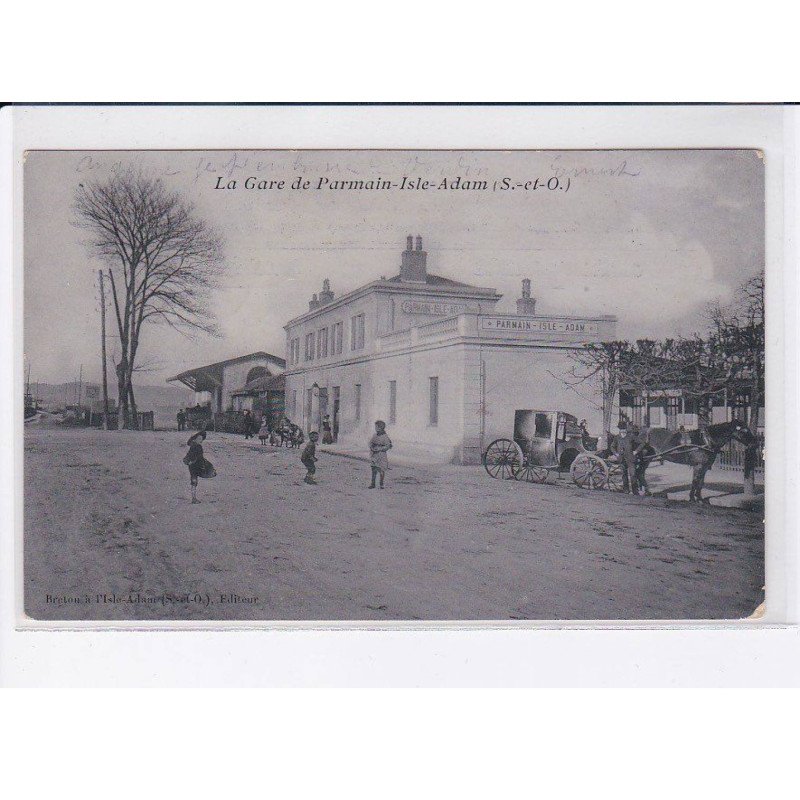 PARMAIN: la gare de parmain-isle-adam - très bon état