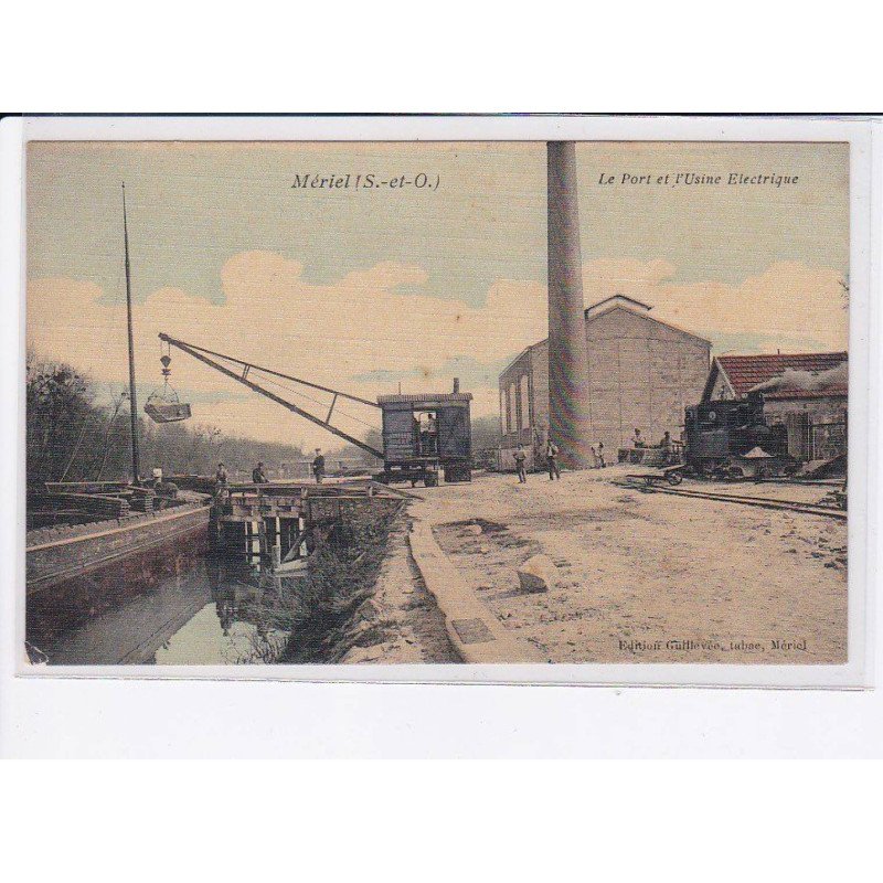 MERIEL: le port et l'usine électrique - état