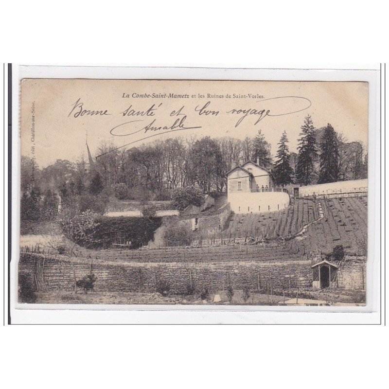 LA COMBE-SAINT-MAMETZ :  les ruines de saint-vorles - tres bon etat