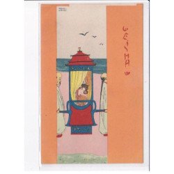 KIRCHNER Raphael : GEISHA - D-8 série complète de 10 CPA - très bon état