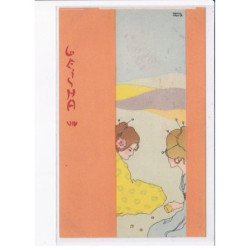 KIRCHNER Raphael : GEISHA - D-8 série complète de 10 CPA - très bon état