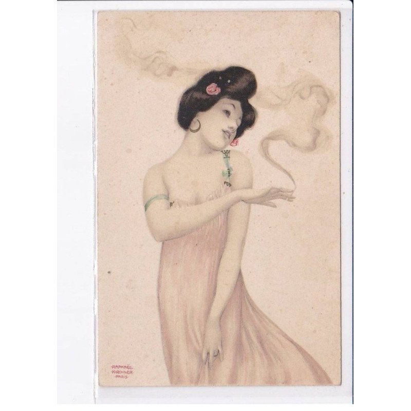 KIRCHNER Raphael : femme et cigarette - E-9 - très bon état