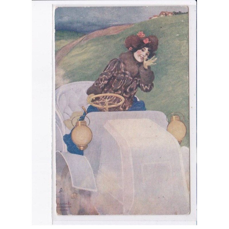 KIRCHNER Raphael : femme et automobile - Tuck éditeur - E-4 - état