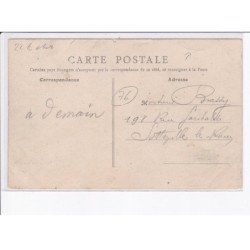 CRIEL-sur-MER: tournant et descente sur la ville, voiture à chien - état