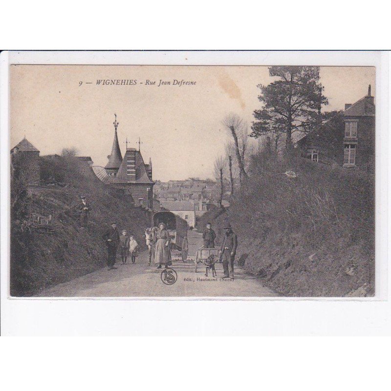 WIGNEHIES: rue jean defresne, voiture à chien - très bon état