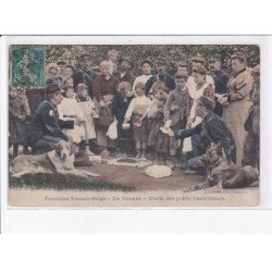 NORD : frontière franco-belge, la douane, visite des petits pactilleurs, voiture à chien - très bon état