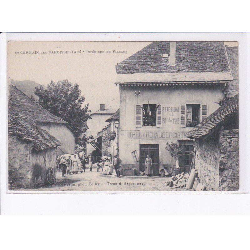 SAINT-GERMAIN-les-PAROISSES: intérieure du village, Trenard aubergiste - très bon état