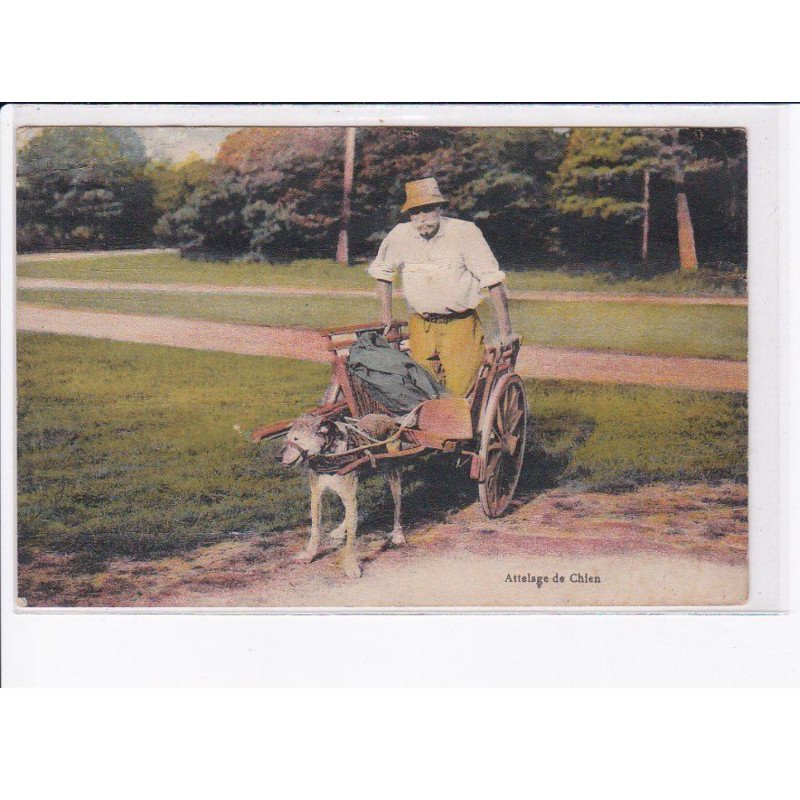 LOIRET: attelager de chien, voiture à chien - état