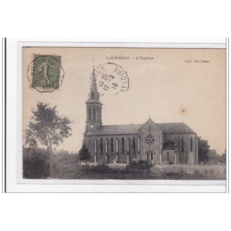 LIERNAIS : l'eglise - tres bon etat