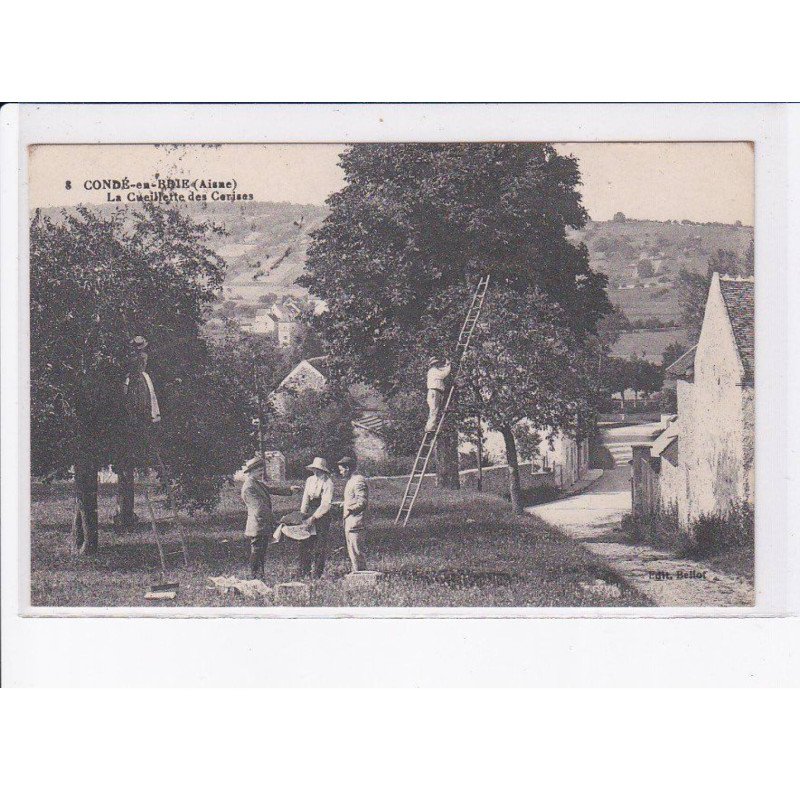 CONDE-en-BRIE: la cueillette des cerises - très bon état