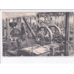 MONTLUCON: l'usine des machines à coudre "hurtu", un coin de l'telier de mécanique - très bon état