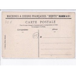 MONTLUCON: l'usine des machines à coudre "hurtu", un coin de l'telier de mécanique - très bon état