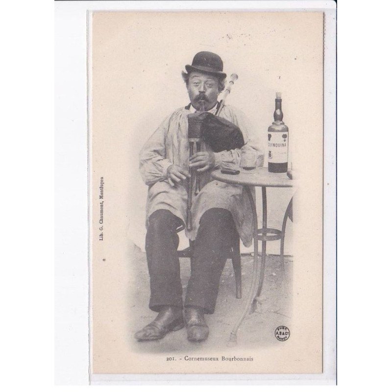 MONTLUCON: cornemuseux bourbonnais, quinquina - très bon état