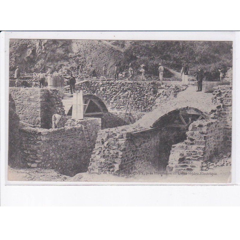 TEILLY-ARGENTY: barrage, usine hydro-électrique - très bon état