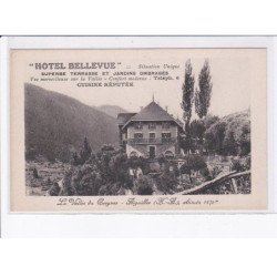 AIGUILLES: "hôtel bellevue" superbe terrasse et jardins ombrages - très bon état