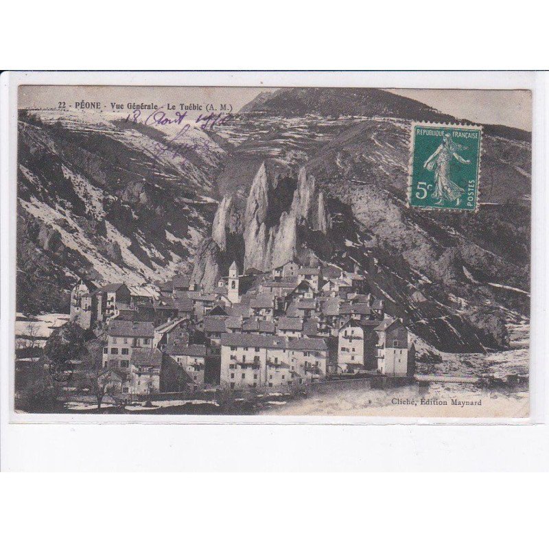 PEONE: vue générale, le tuébic - état