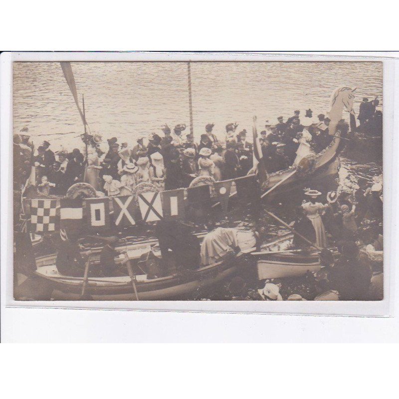 VILLEFRANCE-sur-MER: combat naval fleuri 1906 - très bon état