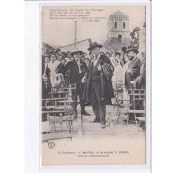 MARSEILLE: F. Mistral et le jouglar G. Vassel, festo viergigenco - très bon état