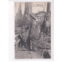 TROUVILLE: type de pêcheur, malcuit - très bon état