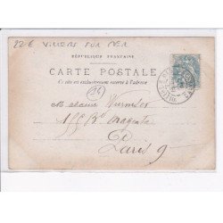 VILLERS-sur-MER: la mer un jour de tempête, une vague - très bon état