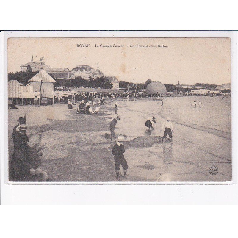 ROYAN: la grande conche, gonflement d'un ballon - état