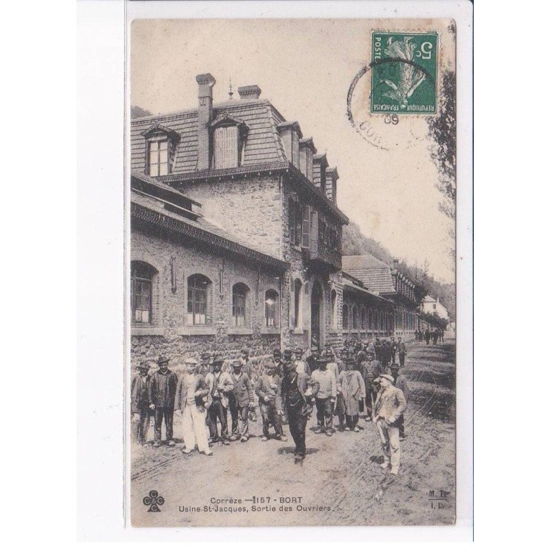 BORT: usine saint-jcaques, sortie des ouvriers - état