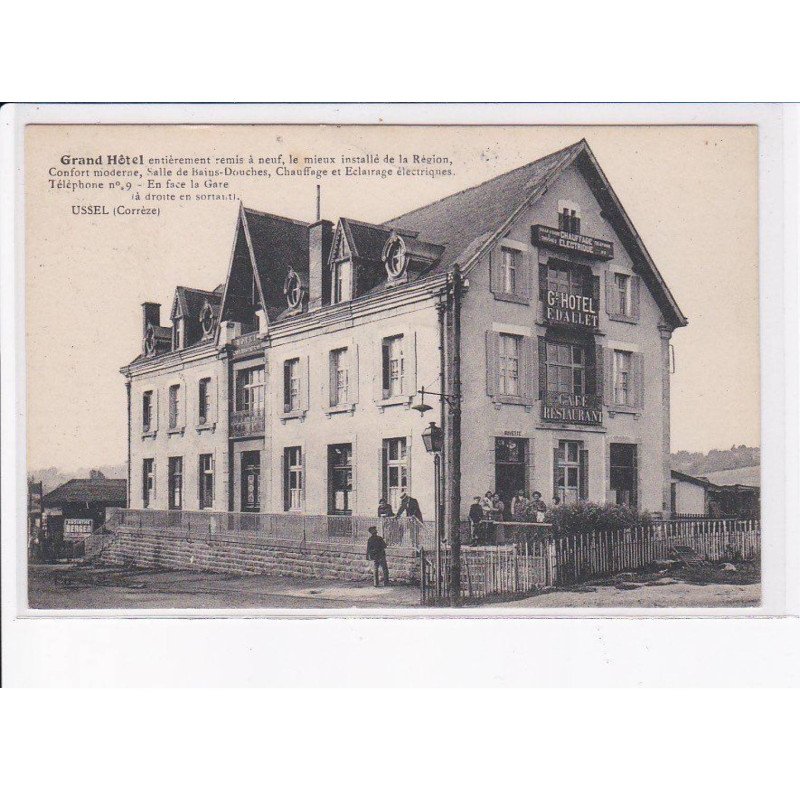 USSEL: grand hôtel F. Dallet - état