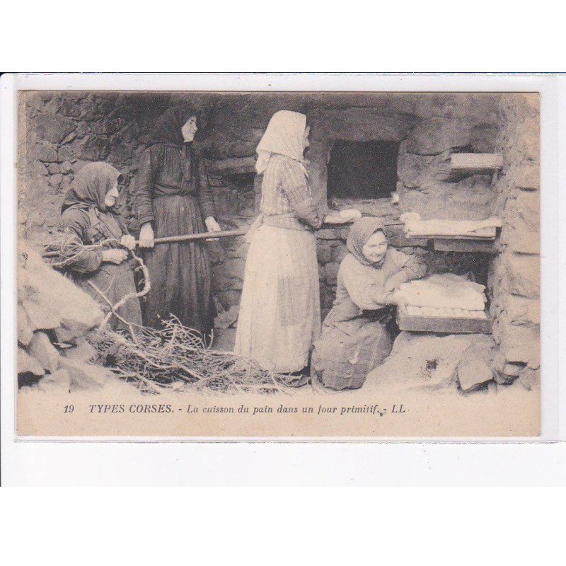 CALVI: la cuisson du pain dans un four primitif - très bon état