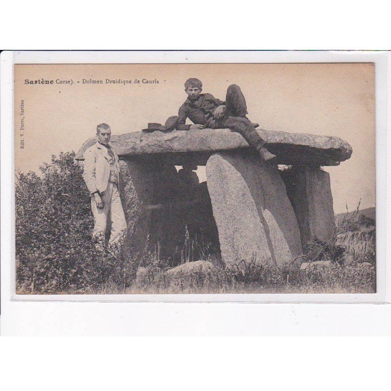 SARTENE: dolmen druidique de cauris - très bon état