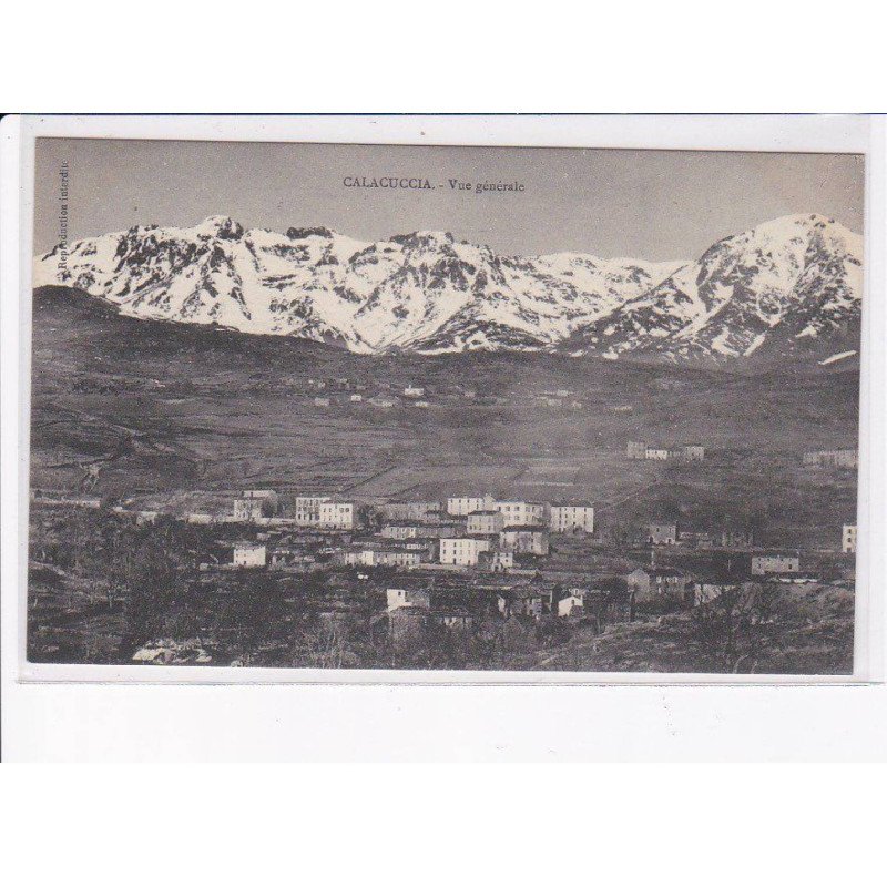 CALACUCCIA: vue générale - très bon état